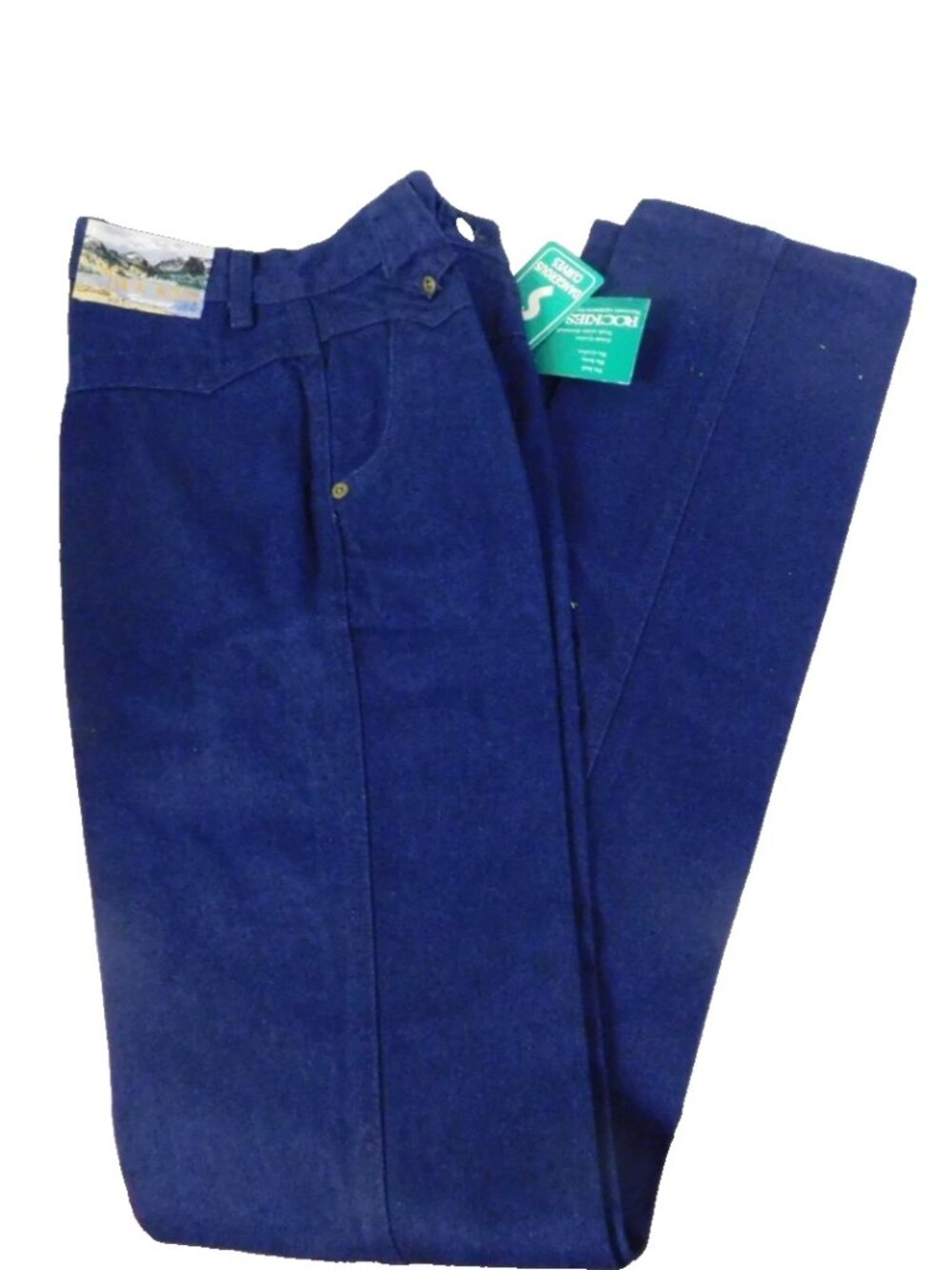 OCR Rockies VTG Retro High Rise Straight Leg Jeans NOS 23 x 36 L